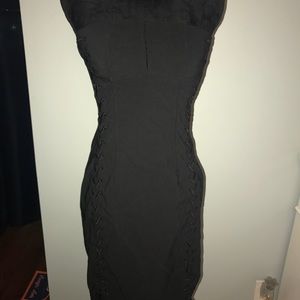Express corset detail dress